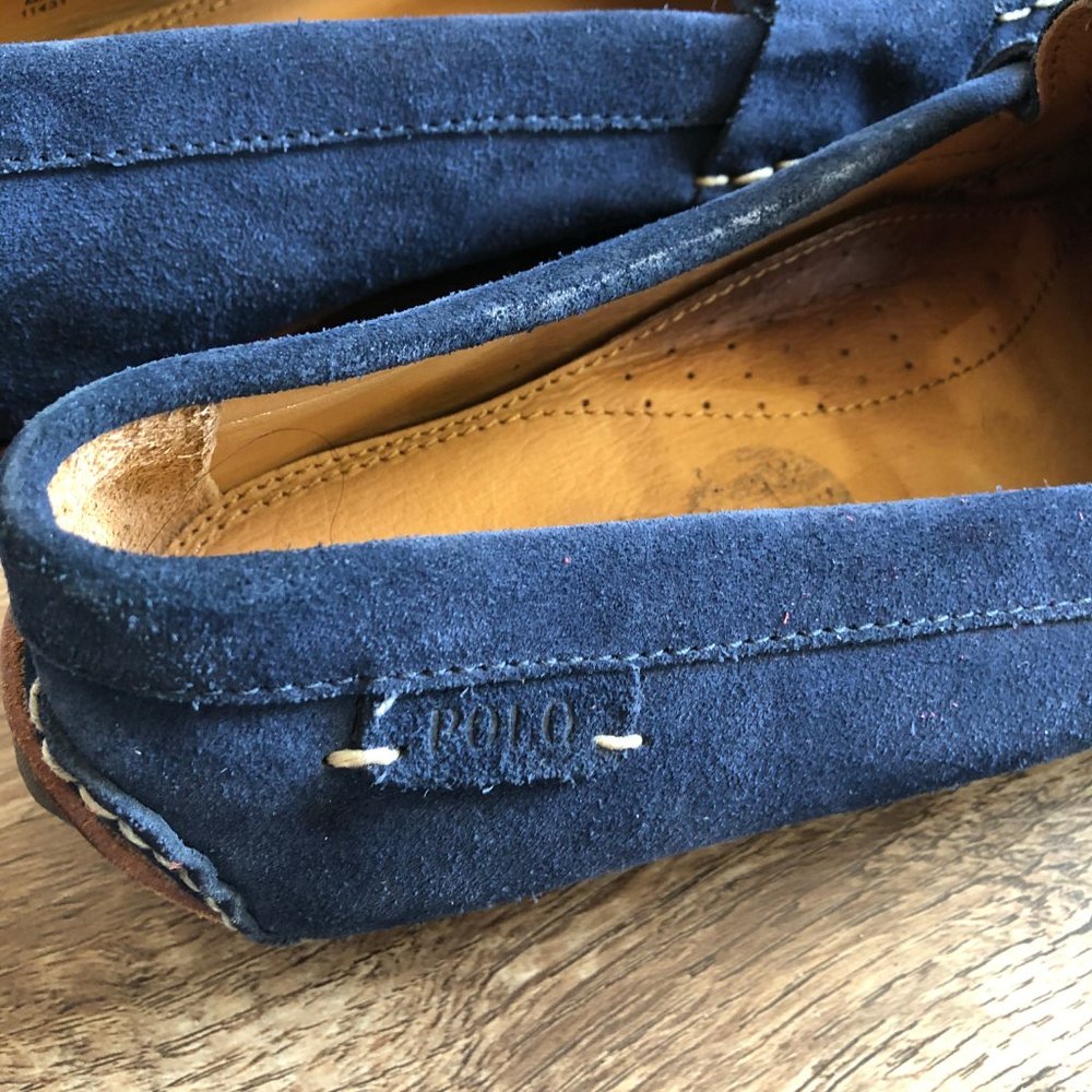 SALE  Ralph Lauren Suede Daniels Driving Moccasins - Picture 3 of 8